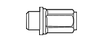 90942A1001 - Suspension: Wheel Nut for Toyota Image image