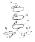 68306588AA - Glass: Mirror Cover for Mopar Image