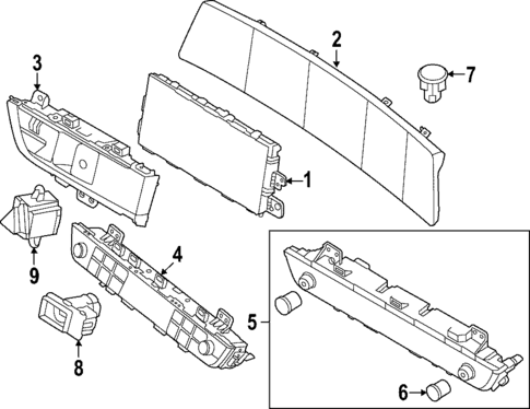Cluster & Switches for 2025 Kia Sportage #0