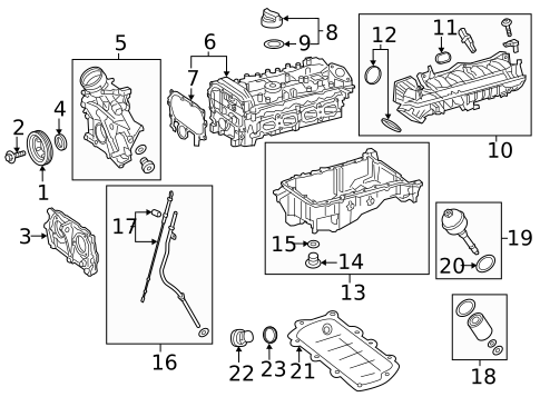 Engine Parts for 2018 INFINITI Q60 #0