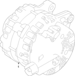 LR181387 - : Alternator for Land-Rover Image