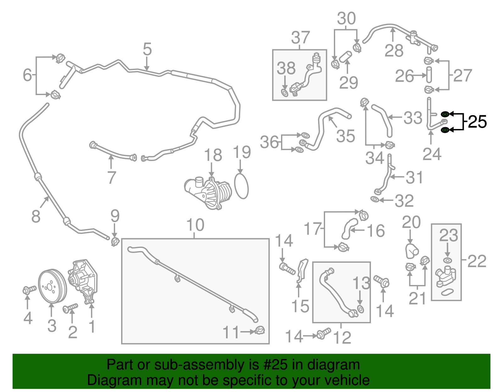 Connector Pipe O-Ring - Porsche (N-013-807-6)