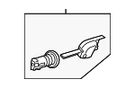 92281672 - Steering: Lock Cylinder for Chevrolet: Caprice Image