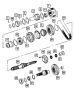 5101858AA - NV243; Transfer Case: Retainer Bolt for Dodge: Dakota, Ram 1500 | Jeep: Liberty, Wrangler, Wrangler JK | Ram: 1500, Dakota Image