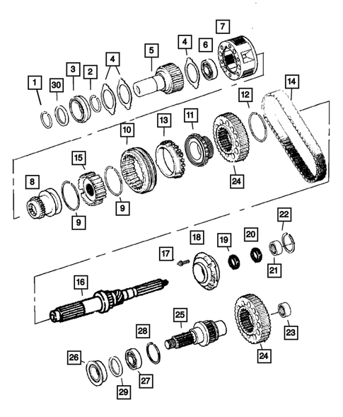 Gear Train for 2005 Dodge Ram 1500 #0