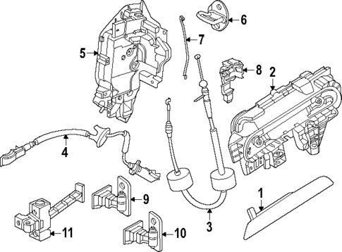 Lock & Hardware for 2025 BMW X3 #0