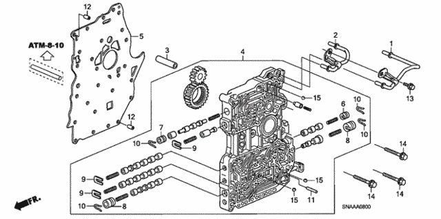 AT Main Valve Body for 2009 Honda Civic #0