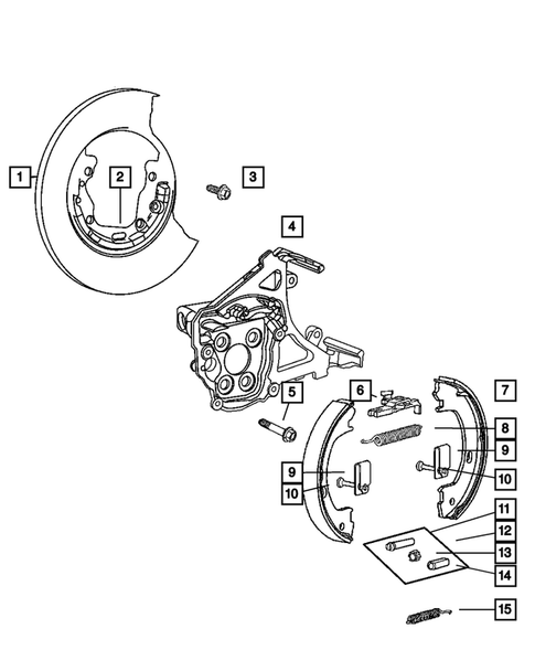 Parking Brake Lever and Cables for 2007 Chrysler PT Cruiser #0