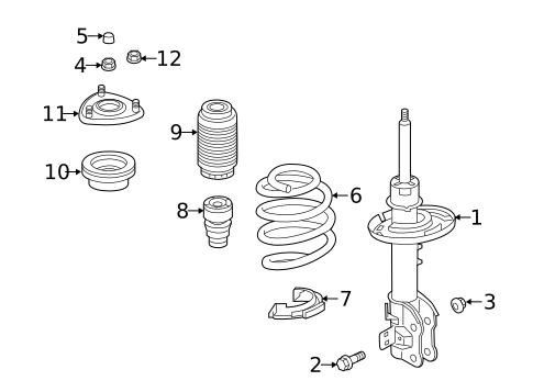 Struts & Components for 2016 Mazda 6 #0