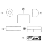 68381219AB - Labels: Air Conditioning System Label for Jeep: Grand Cherokee, Grand Cherokee L Image