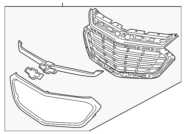 2018-2021 Chevrolet Equinox Bright Chrome Front Grille with Bowtie ...
