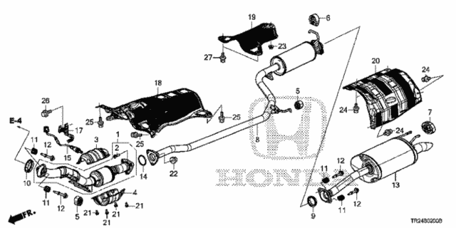 Exhaust Pipe - Muffler for 2012 Honda Civic #0