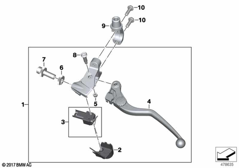 Control Assembly for 2025 BMW-Motorrad F 900 GS SF #0