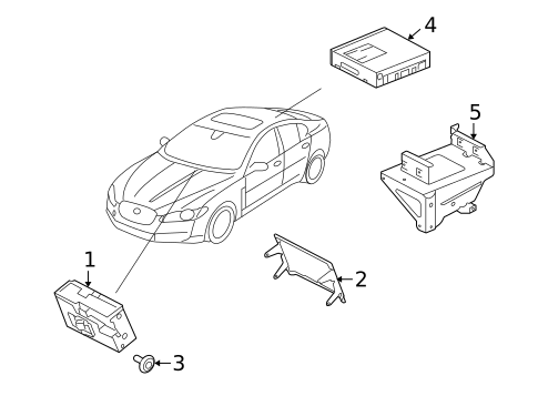 Navigation System for 2010 Jaguar XFR #0