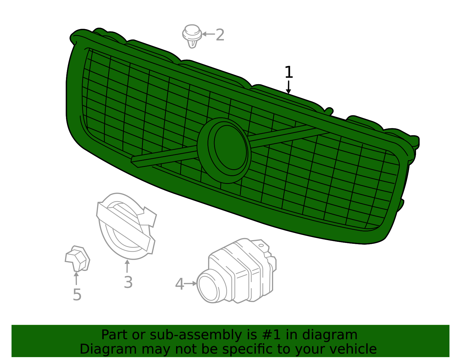 32365364 - High-Quality Grille for 2016-2019 Volvo XC90 | AutoNation Parts
