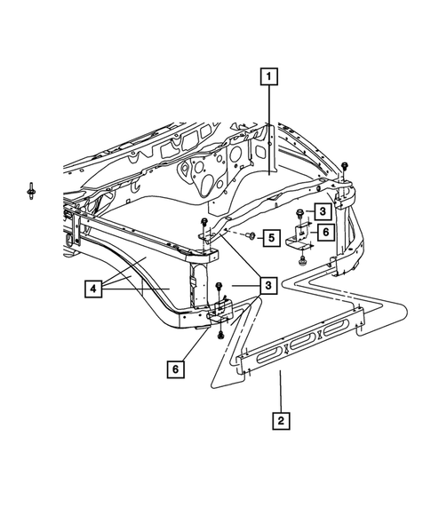 Radiator and Related Parts; Charge Air Cooler for 2008 Dodge Ram 2500 #1