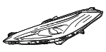 86516572 - Electrical: Headlamp for Chevrolet: Corvette Image