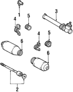 4551610040 - Steering: Rack And Pinion Mount Bushing for Toyota: Tercel Image
