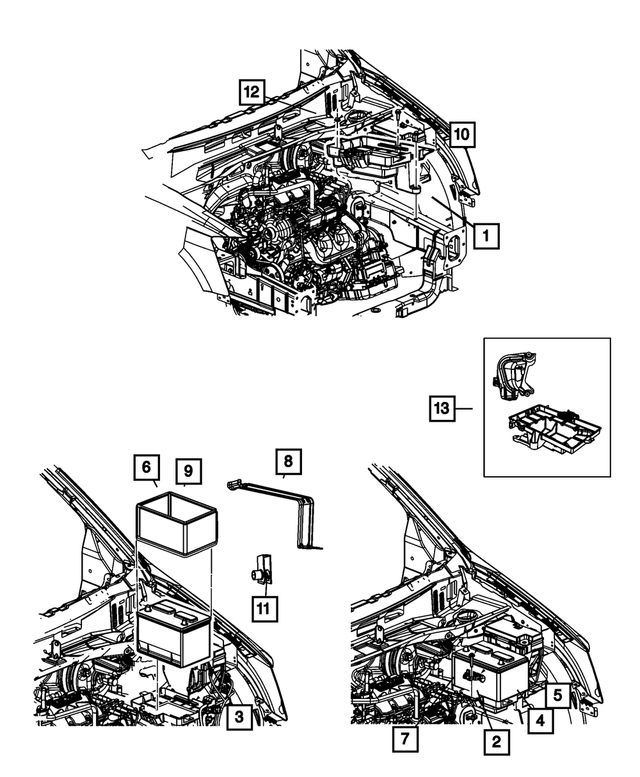 BP34F101AA - Electrical: Battery for Mopar Image