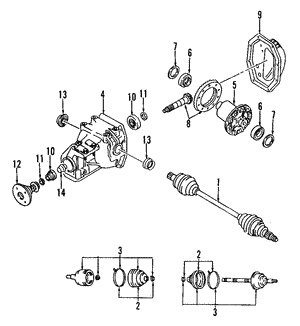 Rear Axle for 1995 Mazda RX-7 | OEM Parts Online