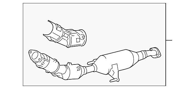 17410-37513 - Catalytic Converter 2011-2017 Lexus CT200h | Longo