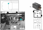 61354101608 - Vehicle Electrical System: Relay for Consumer Shutdown for BMW Image