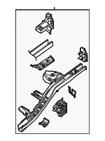 7P0803401B - Body: Side Rail Assembly for Volkswagen: Touareg Image