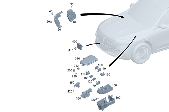 2435450800 - Electrical Equipment and Instruments: Holder for Mercedes-Benz Image image