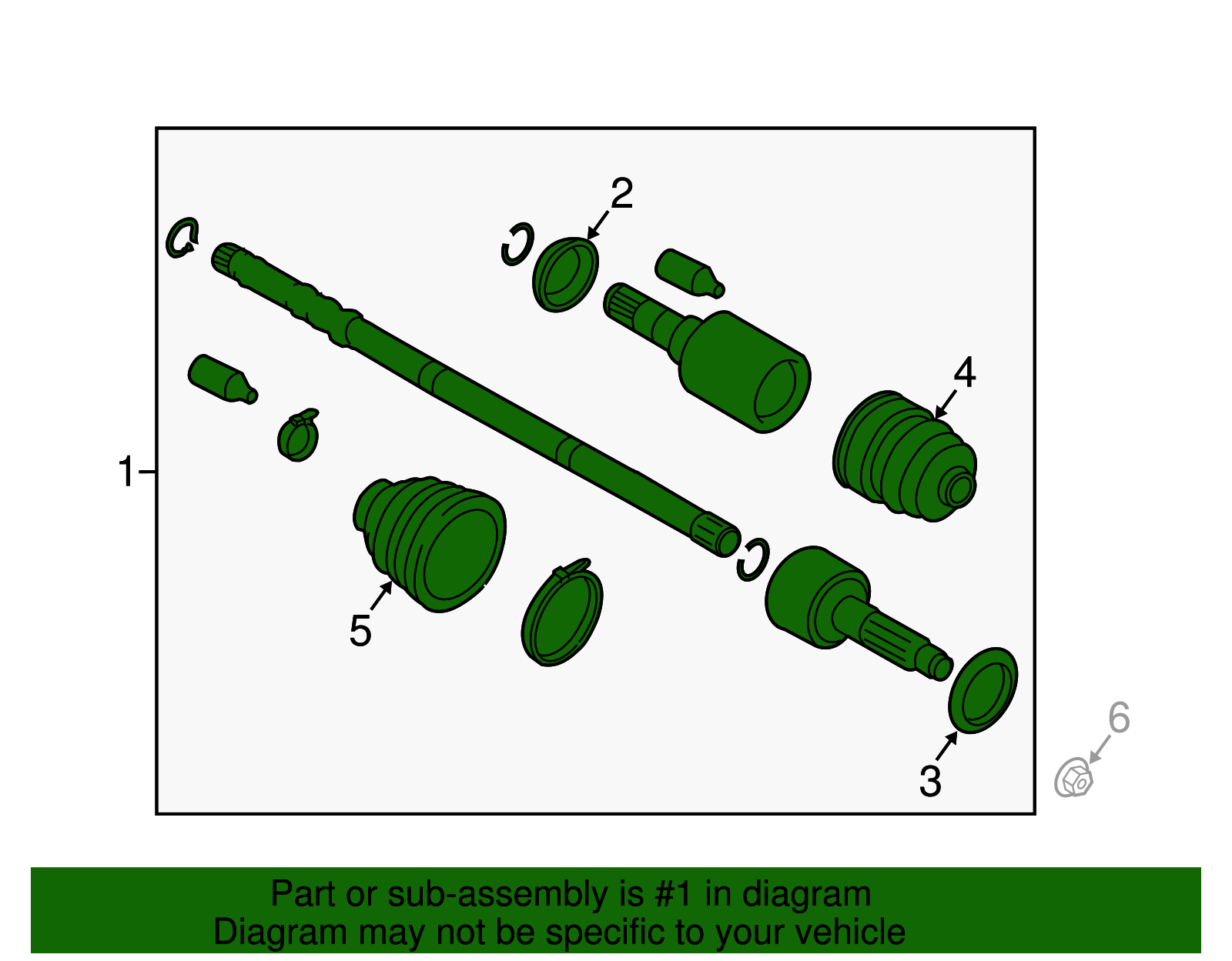 Axle Assembly - Subaru (28321SG010) | Subaru Online Parts