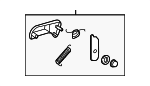 9500074 - Body: Foot Rest for MB Vans Image