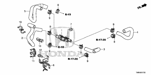 Water Hose for 2021 Honda Odyssey #0
