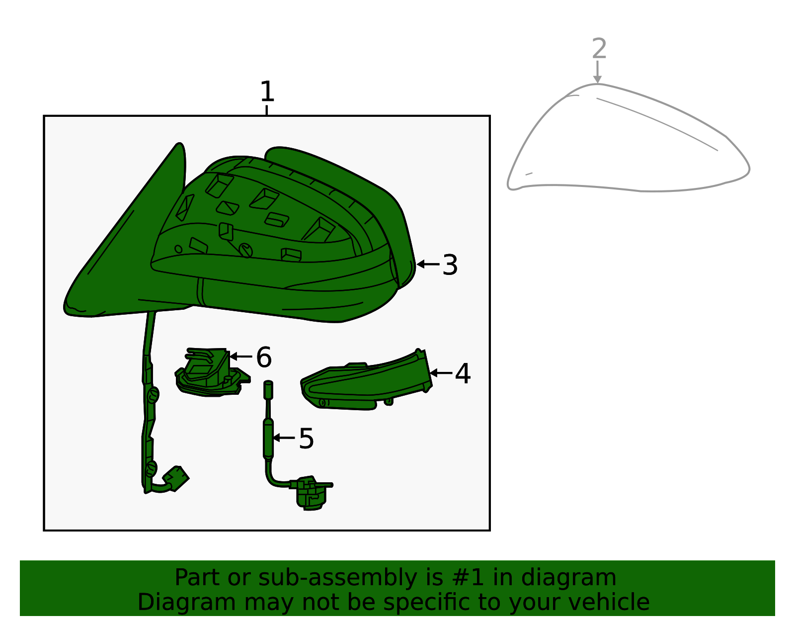 miオーダーページ 87908-WB006 - Mirror Outside Right 2016-2018 Toyota | Longo Toyota