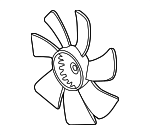 38611RL8A01 - Cooling System: Fan Blade for Honda: Accord, Accord Crosstour, Crosstour Image