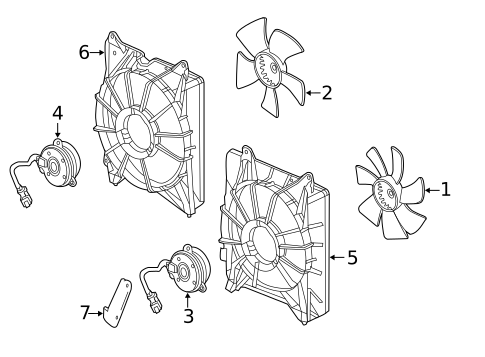 Cooling Fan for 2013 Honda Accord #0