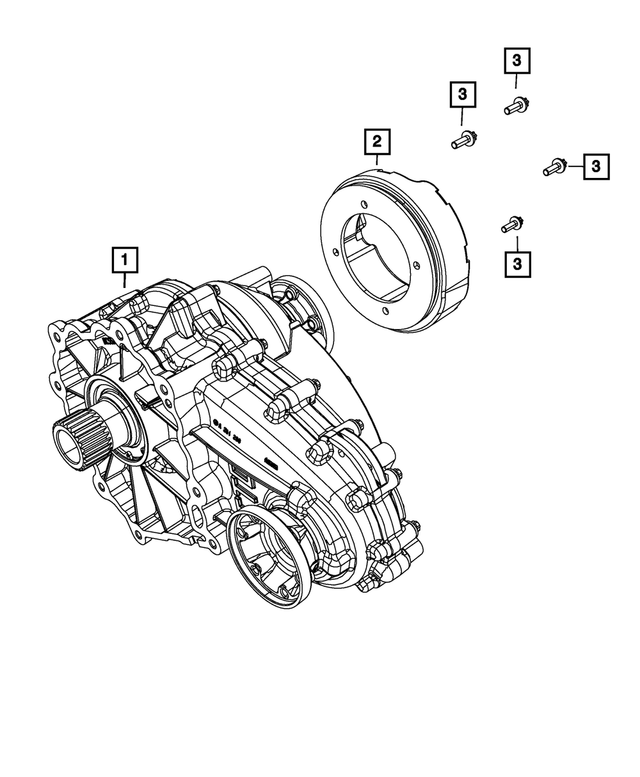 52853662AC - ITC; Single Speed Transfer Case: Transfer Case for Mopar Image image