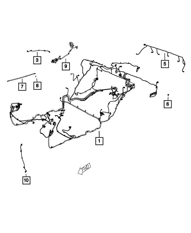 68304057AE - Electrical: Body Wiring for Mopar Image image