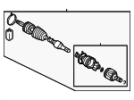 MR196740 - Suspension: Axle Assembly for Mitsubishi Image
