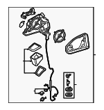 8W6857409BT9B9 - Body: Mirror Assembly for Audi: RS5 Image