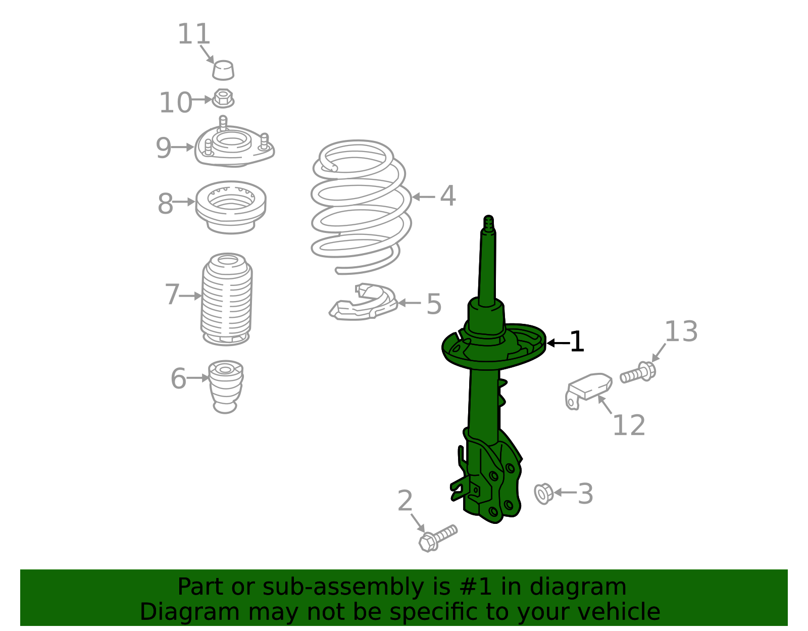 TN39-34-900 - Strut - 2019-2023 Mazda CX-9 | Mazda Swag