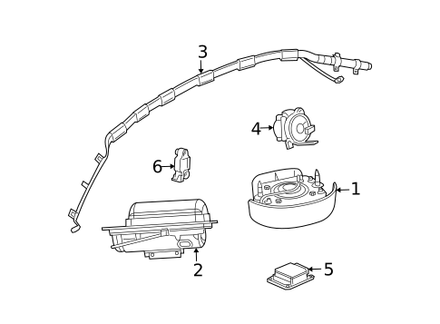 Air Bag Components for 2006 Saturn Ion #0