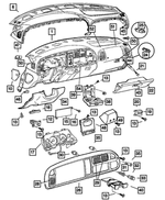 5FZ72DX9AB - : Instrument Panel Bin for Mopar Image
