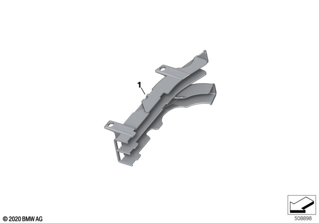 61118404129 - General Electrical System: Cable Guide -  for BMW-Motorrad Image image