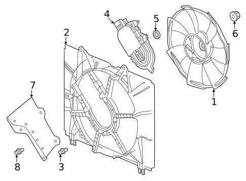 Cooling Fan for 2025 Honda Civic #0