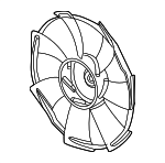 1902066VA11 - Cooling System: Fan Blade for Honda Image