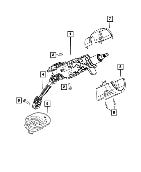 Steering Column and Intermediate Shaft for 2016 Chrysler 200 #0