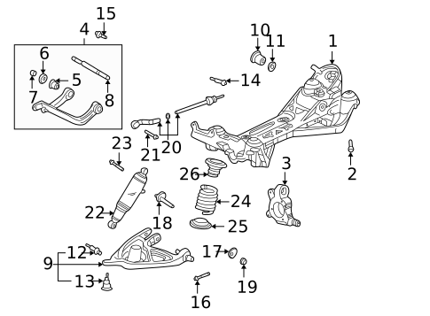 Shocks & Struts for 2002 Pontiac Aztek #0