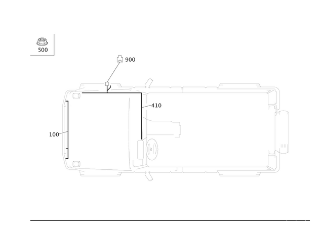 4635401832 - Electrical Equipment and Instruments: Electrical Wiring Harness for Mercedes-Benz: G55 AMG, G550, G63 AMG, G65 AMG Image image
