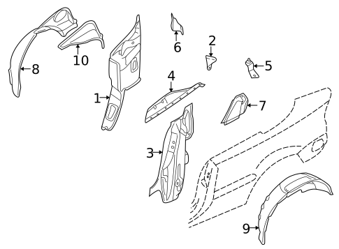 Inner Structure for 2003 Volvo C70 #0