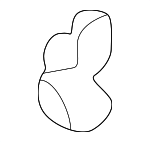 91523ST7003 - Body: Belt Weather-strip Clip for Acura: Integra Image