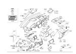 1666807800 - Trim: Instrument Panel for Mercedes-Benz: GLE300d, GLE350, GLE400, GLE550e, GLE63 AMG, ML250, ML350, ML400, ML550, ML63 AMG Image